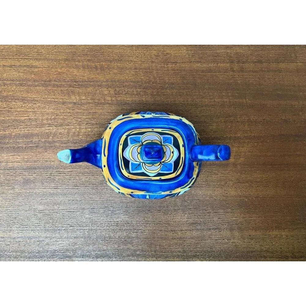 Handgefertigte Vintage-Teekanne aus Keramik aus Carlton Ware, England im Zustand „Hervorragend“ im Angebot in Hamburg, DE