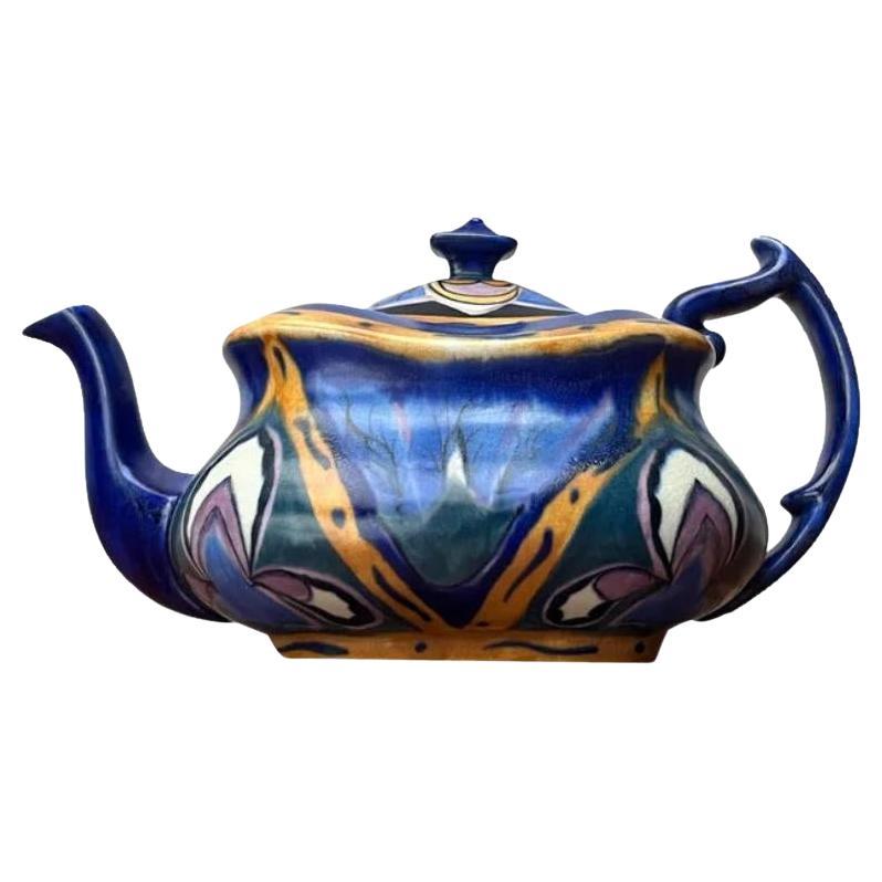 Handgefertigte Vintage-Teekanne aus Keramik aus Carlton Ware, England