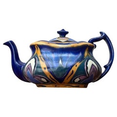 Handgefertigte Vintage-Teekanne aus Keramik aus Carlton Ware, England