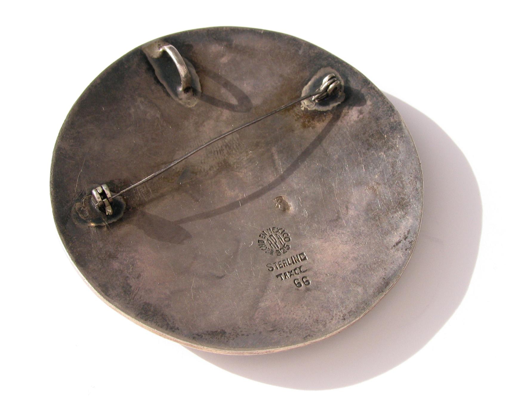 mexican silver pendant