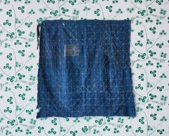 Vintage Handcrafted Patched Textile "Boro" in Indigo Dye, Japan, 20th Century