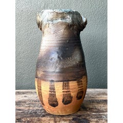 Vintage Handcrafted Studio Pottery Vase