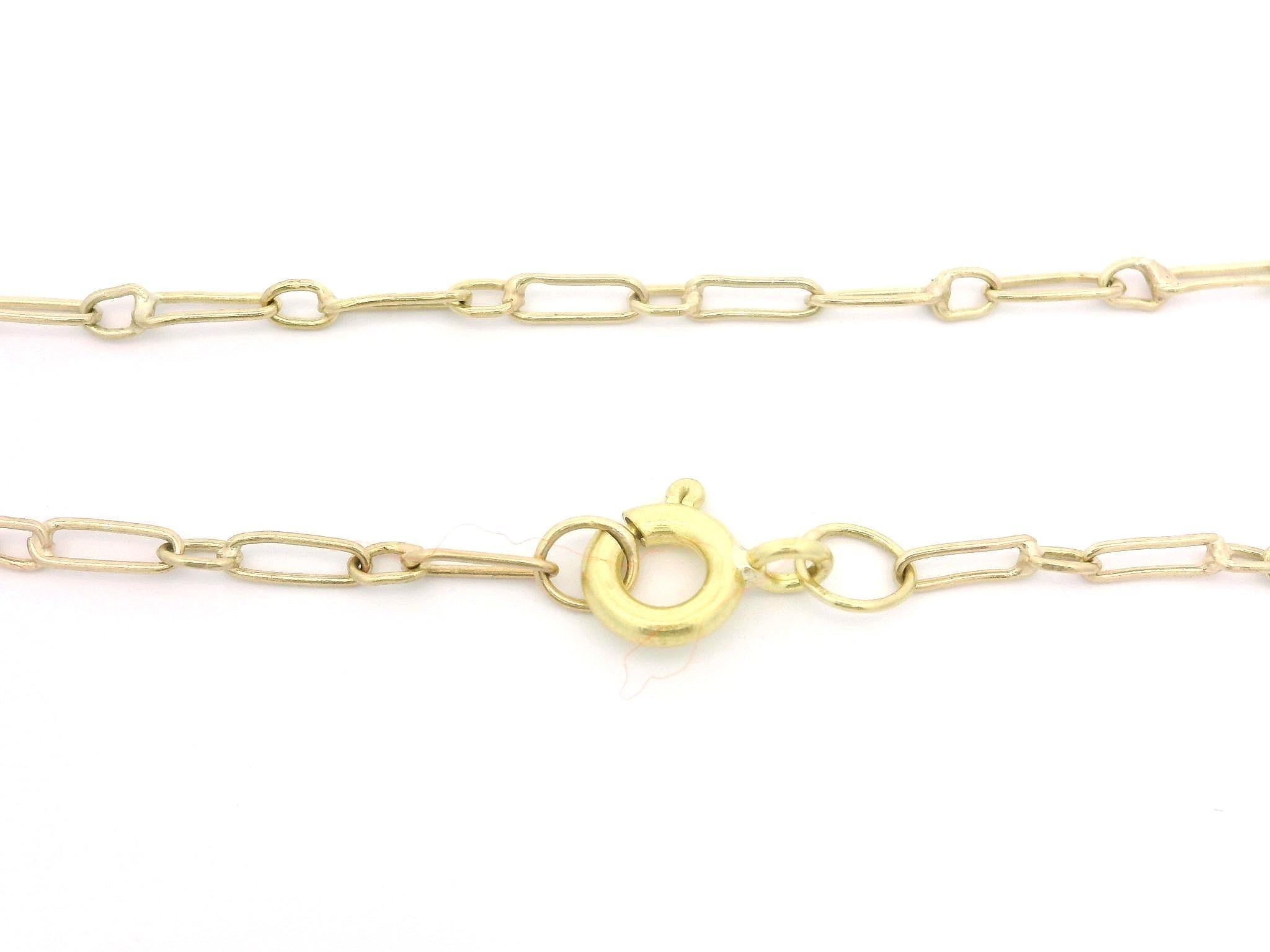 Vintage Handmade 18k Yellow Gold 19