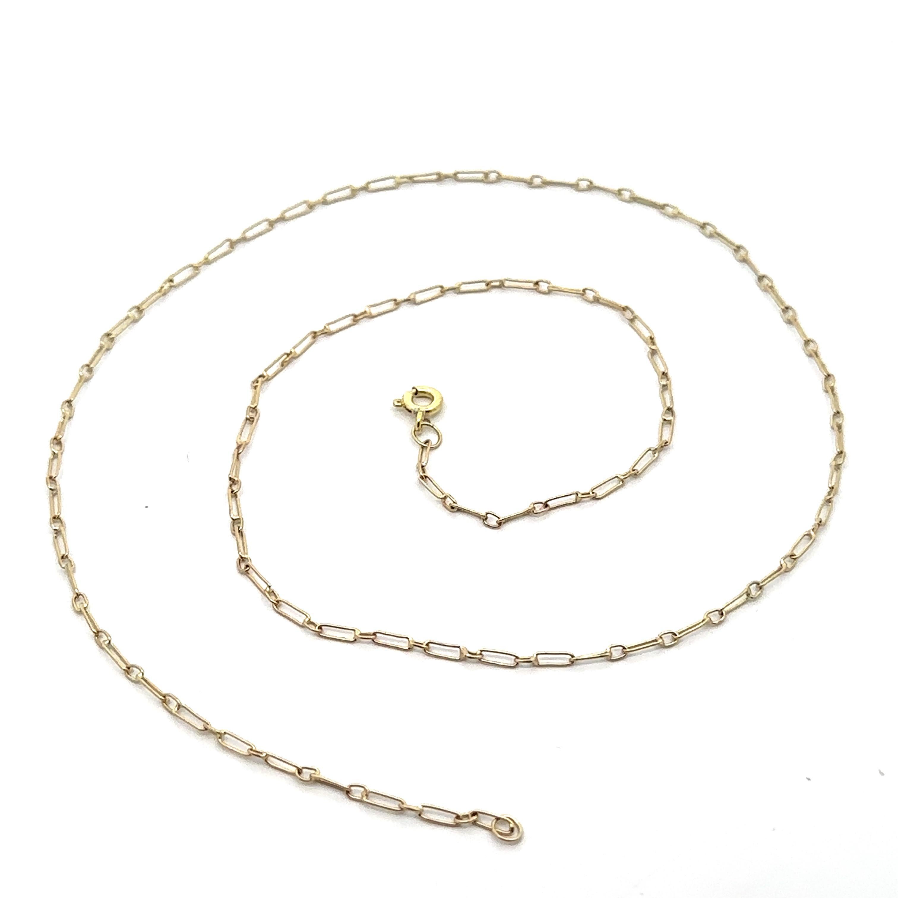 Vintage Handmade 18k Yellow Gold 19