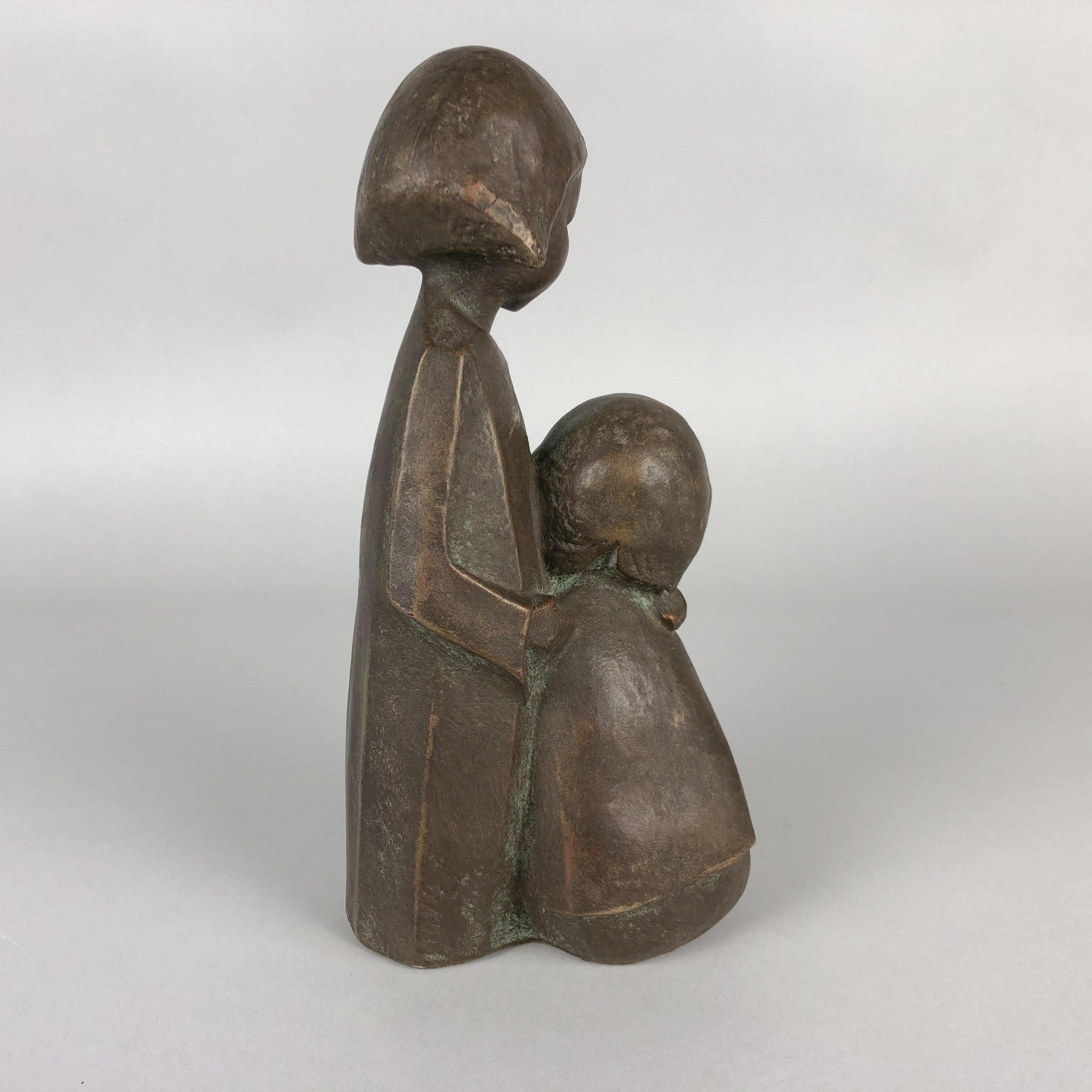 Scultura Achatit vintage fatta a mano, Germania, anni '70 In condizioni buone in vendita a Praha, CZ