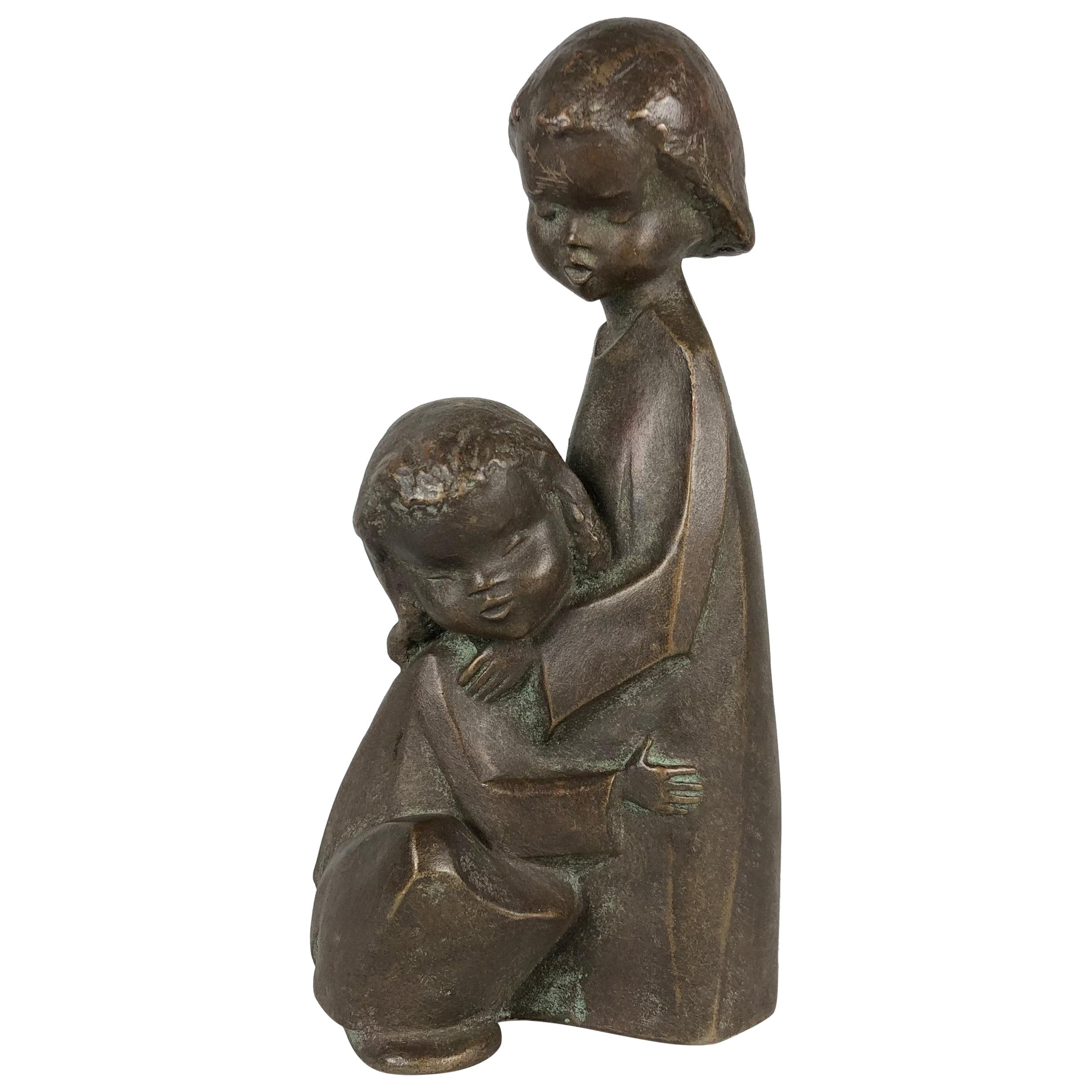 Vintage Handmade Achatit Sculpture, Germany, 1970s