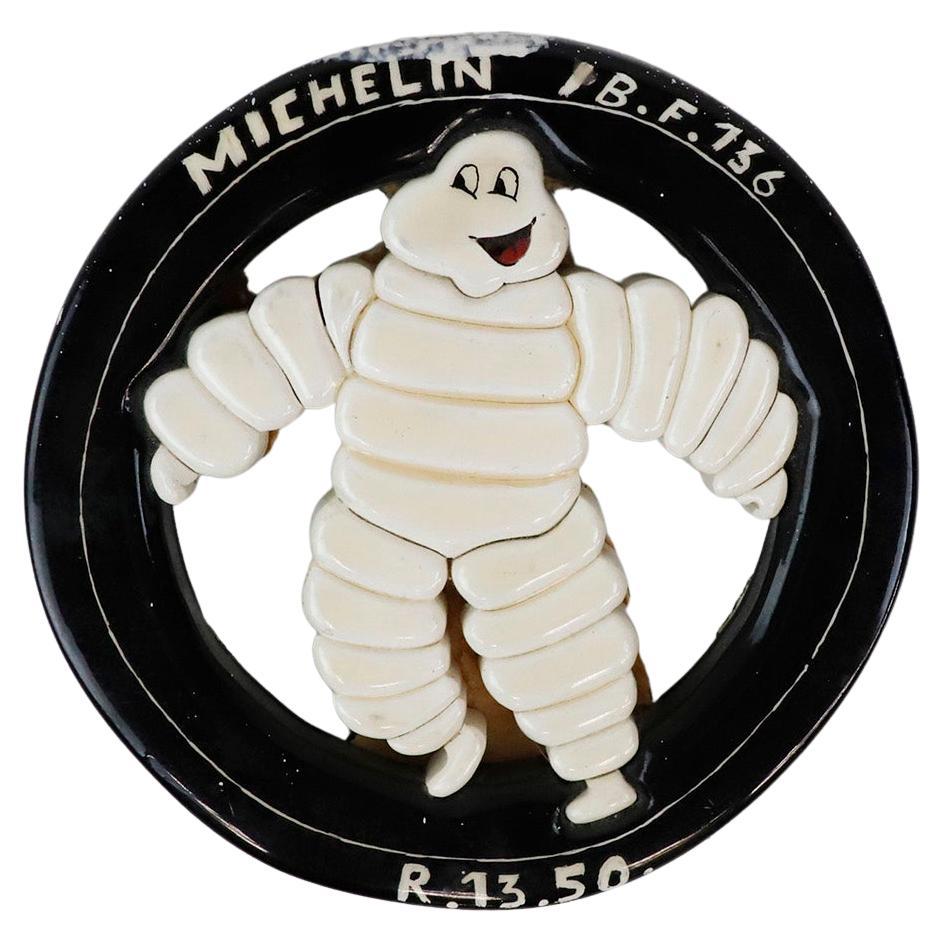 Vintage Handmade Advertising Tire Iconic Bibendum Michelin Man en vente