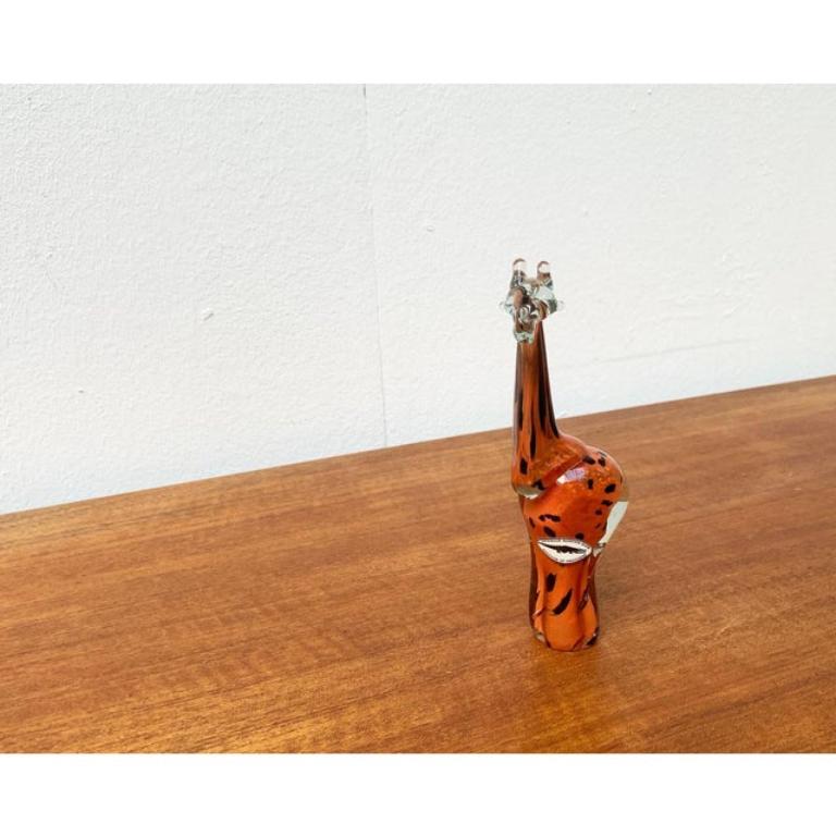 Giraffa di vetro africano vintage fatta a mano da Ngwenya Glass in vendita 6