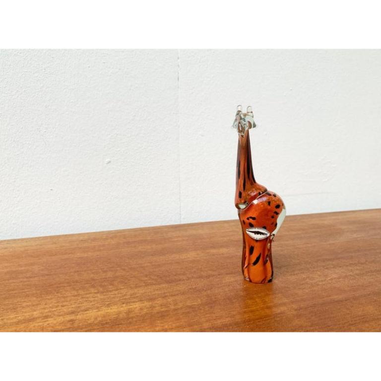 Giraffa di vetro africano vintage fatta a mano da Ngwenya Glass in vendita 7