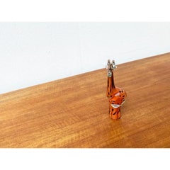 Vintage Handmade African Glass Giraffe from Ngwenya Glass