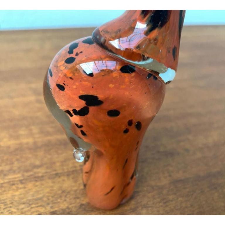XX secolo Giraffa di vetro africano vintage fatta a mano da Ngwenya Glass in vendita