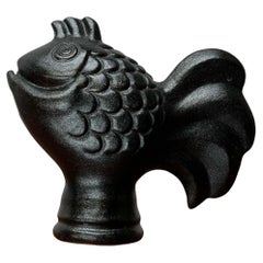 Vintage Handmade Ceramic Fish Whistle from Finland, 1970s