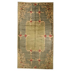 Retro Handmade Chinese Area Rug Art Deco Design