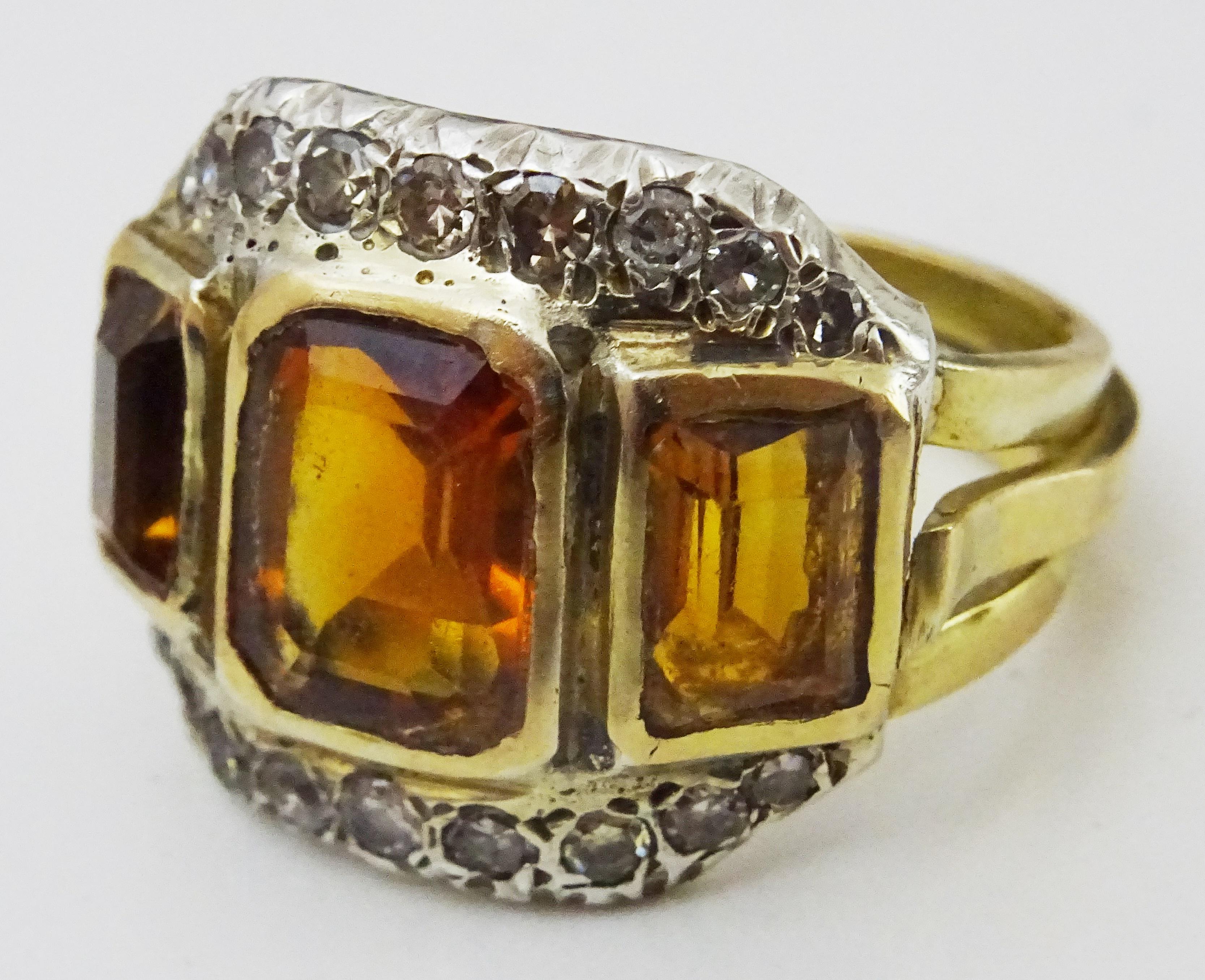 
A Handmade Ring from some Artisian somewhere in the mid 20th century.
The Ring is made in acid tested 18 karat Gold and in 950 Silver.
A very talented jewelers take on various Historic ring designs and techniques.
The Shank in 18 karat yellow gold