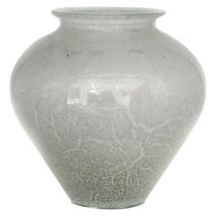 Vintage Handmade Glass Vase, Germany, Late 20th Century