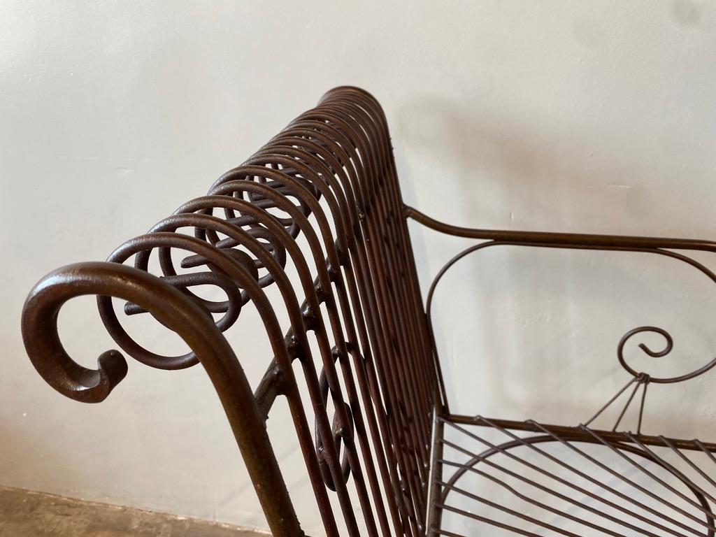 Iron Vintage Handmade Gothic Steel Wirework Armchair