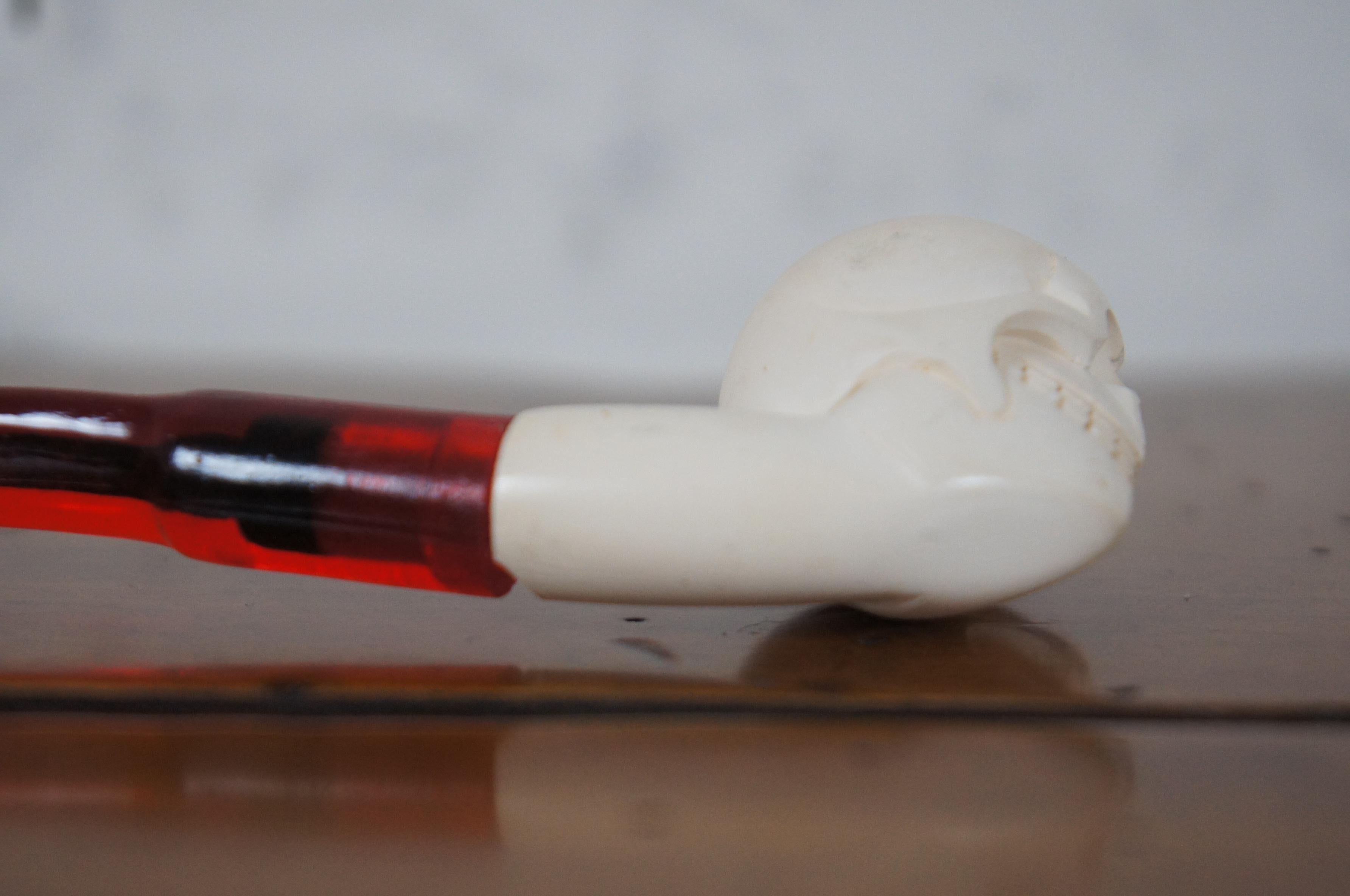 skull meerschaum pipe