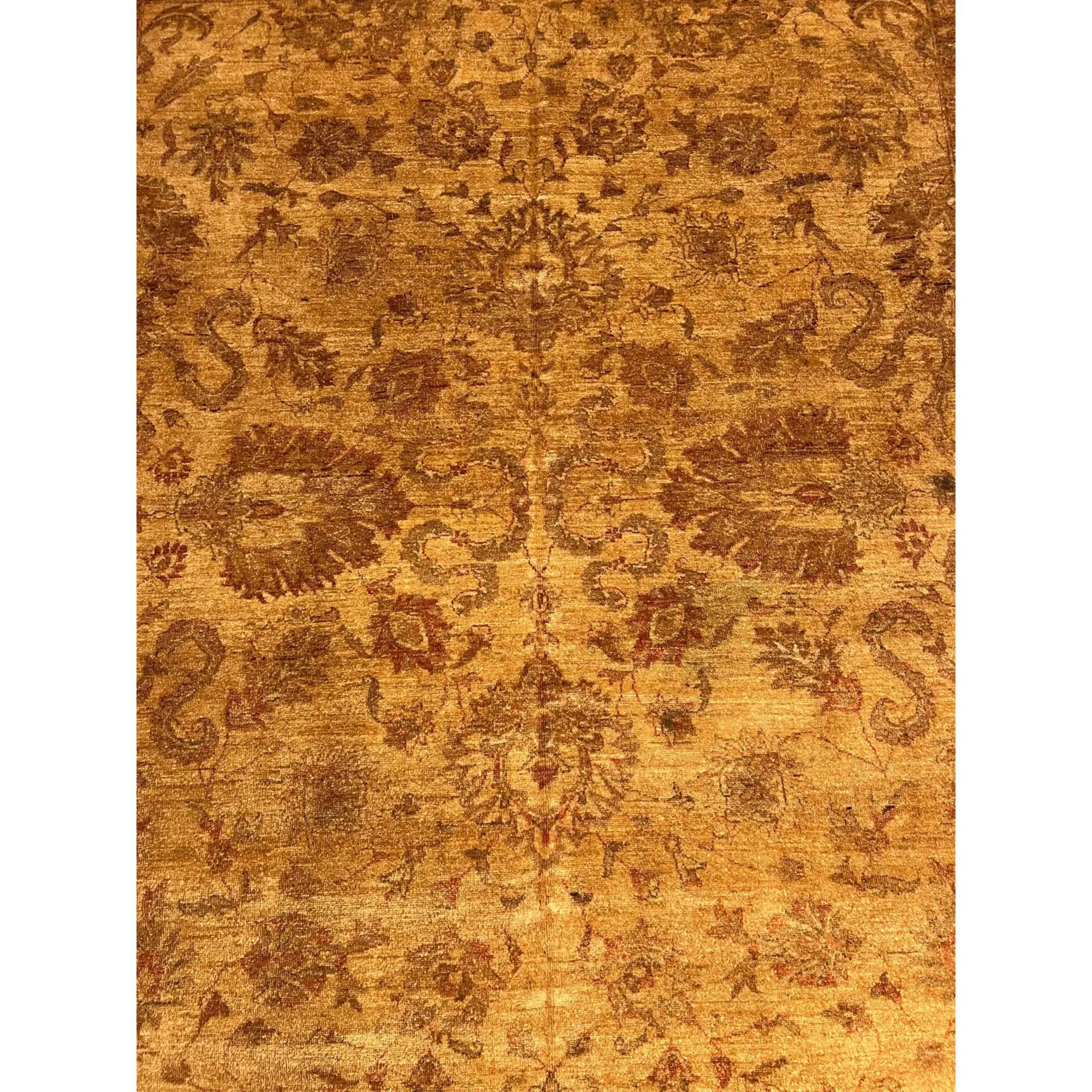 Antique Turkish Oushak rugs have been woven in Western Turkey since the beginning of the Ottoman period. Historians attributed to them many of the great masterpieces of early Turkish carpet weaving from the 15th to the 17th centuries. However, less