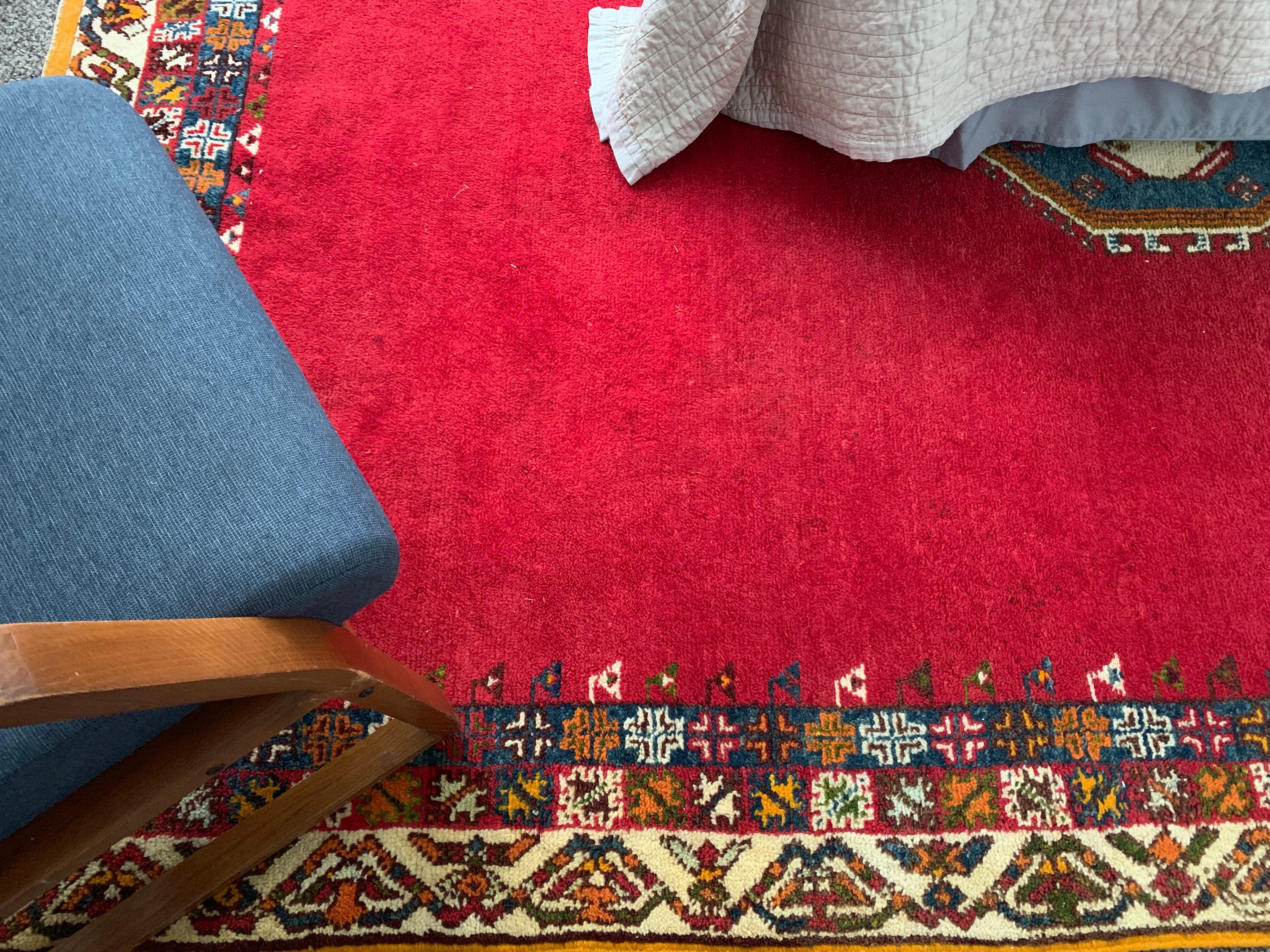Tribal  Artisan Made Moroccan Berber Carpet,  7' 11