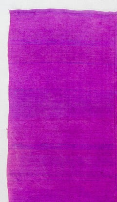 6.2x10.8 Ft Fuchsia Pink & Purple Handwoven Turkish Kilim, Flat-weave Wool Rug