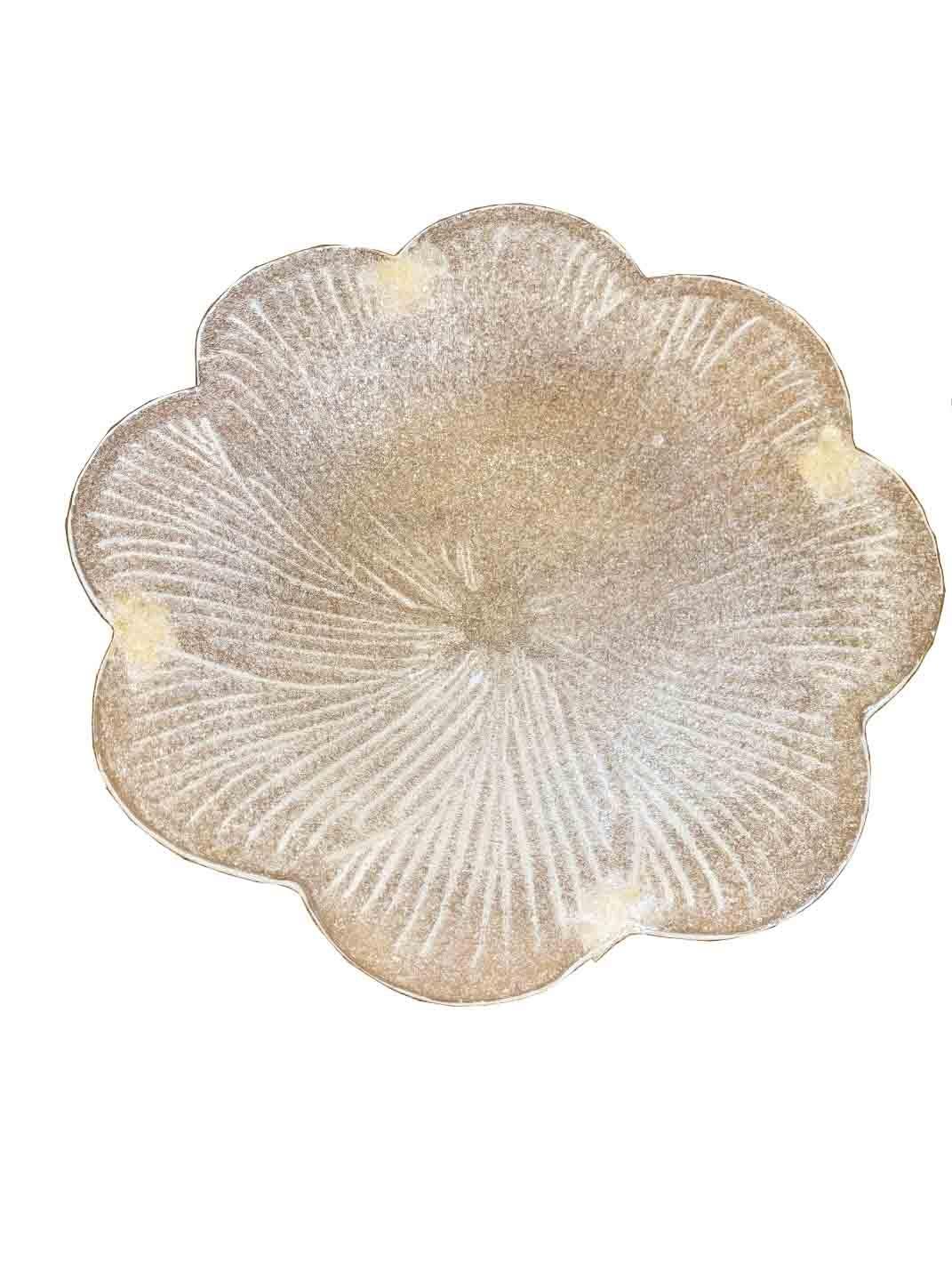Cuenco centro de mesa de cristal de Murano esmerilado con interior fundido a mano vintage en venta 5