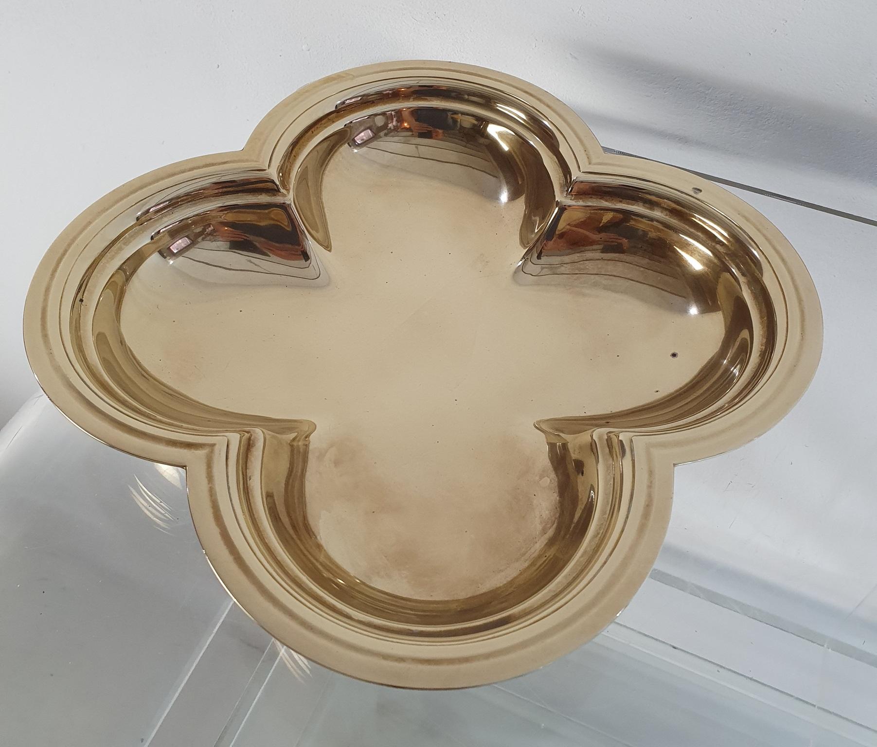 Italian Vintage Handmade Solid Brass Bowl Italy