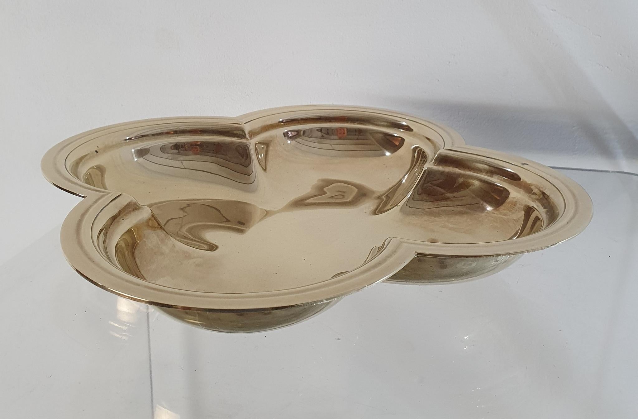 Vintage Handmade Solid Brass Bowl Italy In Good Condition In Albano Laziale, Rome/Lazio