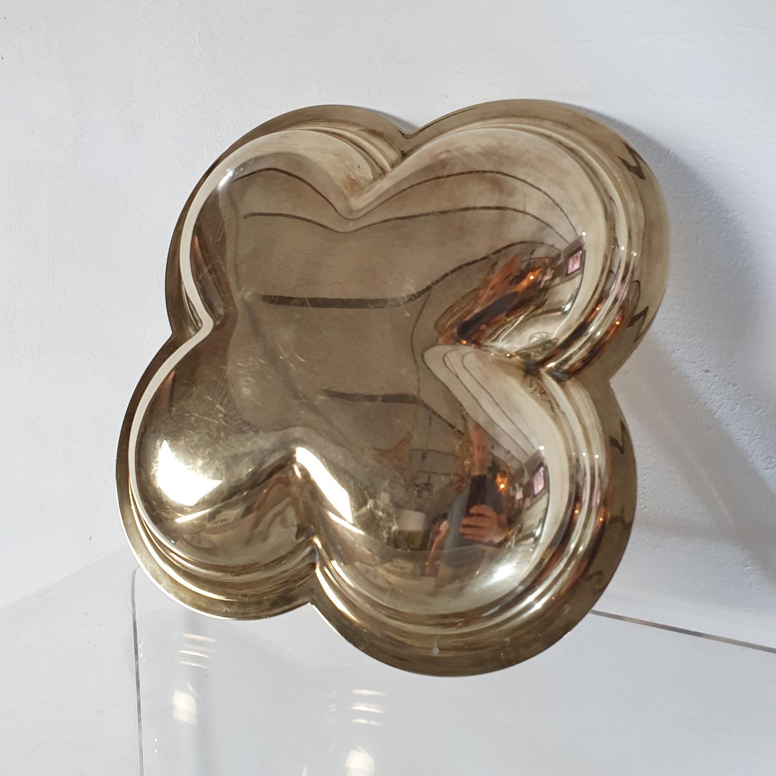 20th Century Vintage Handmade Solid Brass Bowl Italy