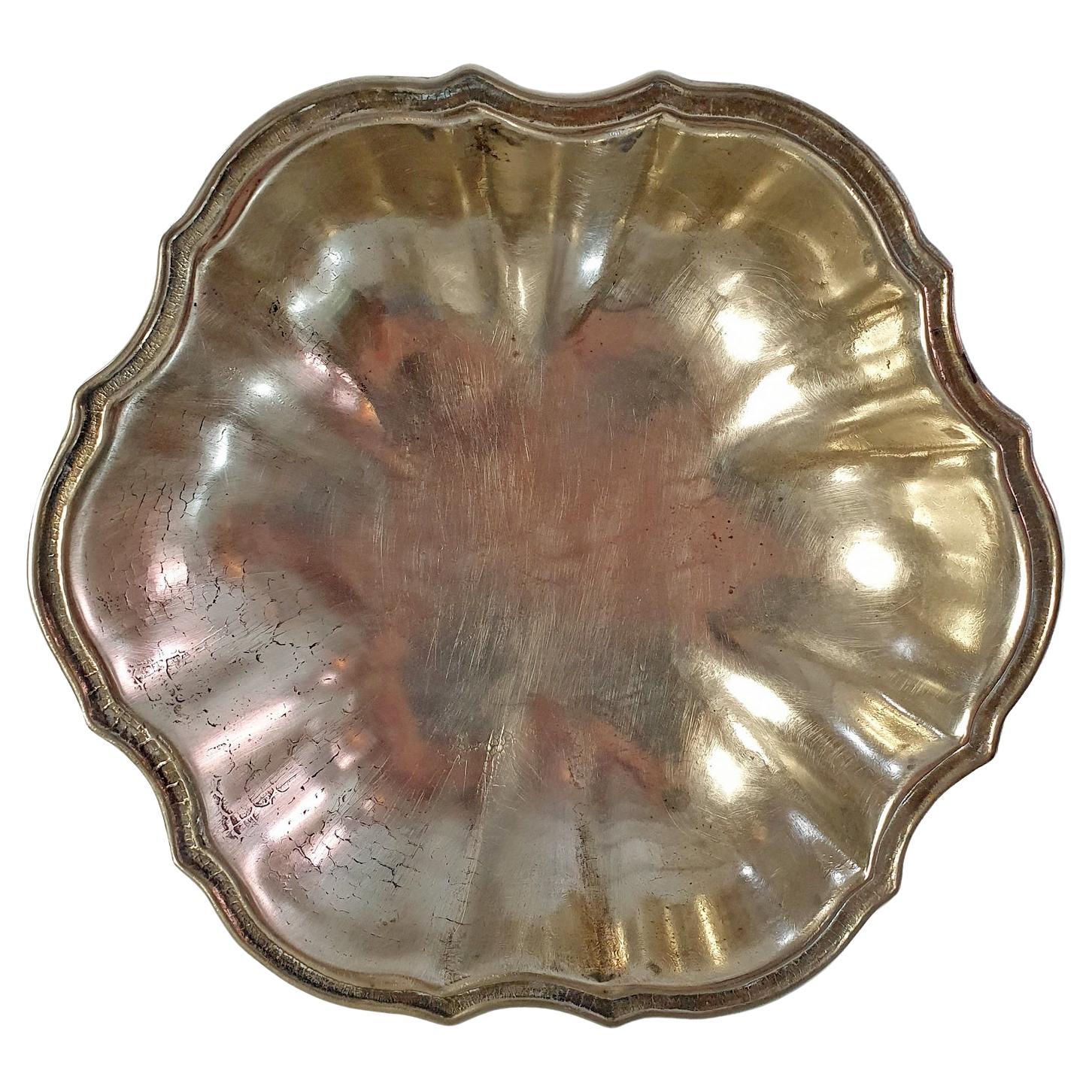 Cuenco vintage de bronce macizo hecho a mano Italia