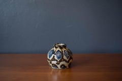 Vintage Handmade Studio Stoneware Pottery Vase