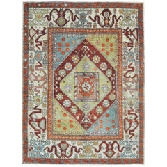Vintage Handmade Wool Turkish Area Rug