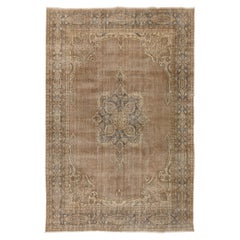 7.6x10.5 Ft Vintage Turkish Area Rug. Fine Wool Floor Covering.Oriental Carpet. 