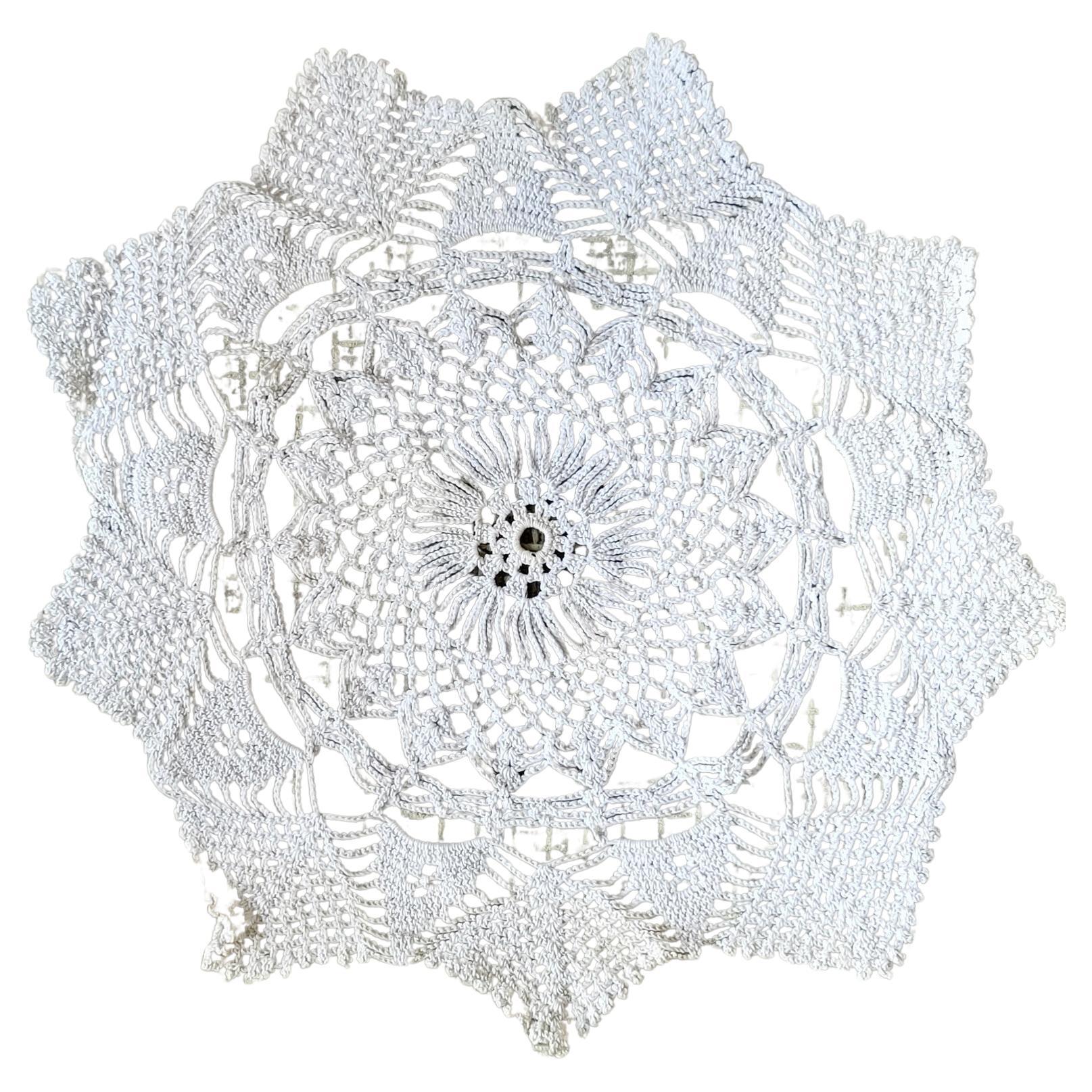 Handgefertigte Ussr Broderie: Zartes Sterndesign für Vasendekoration, 1j39