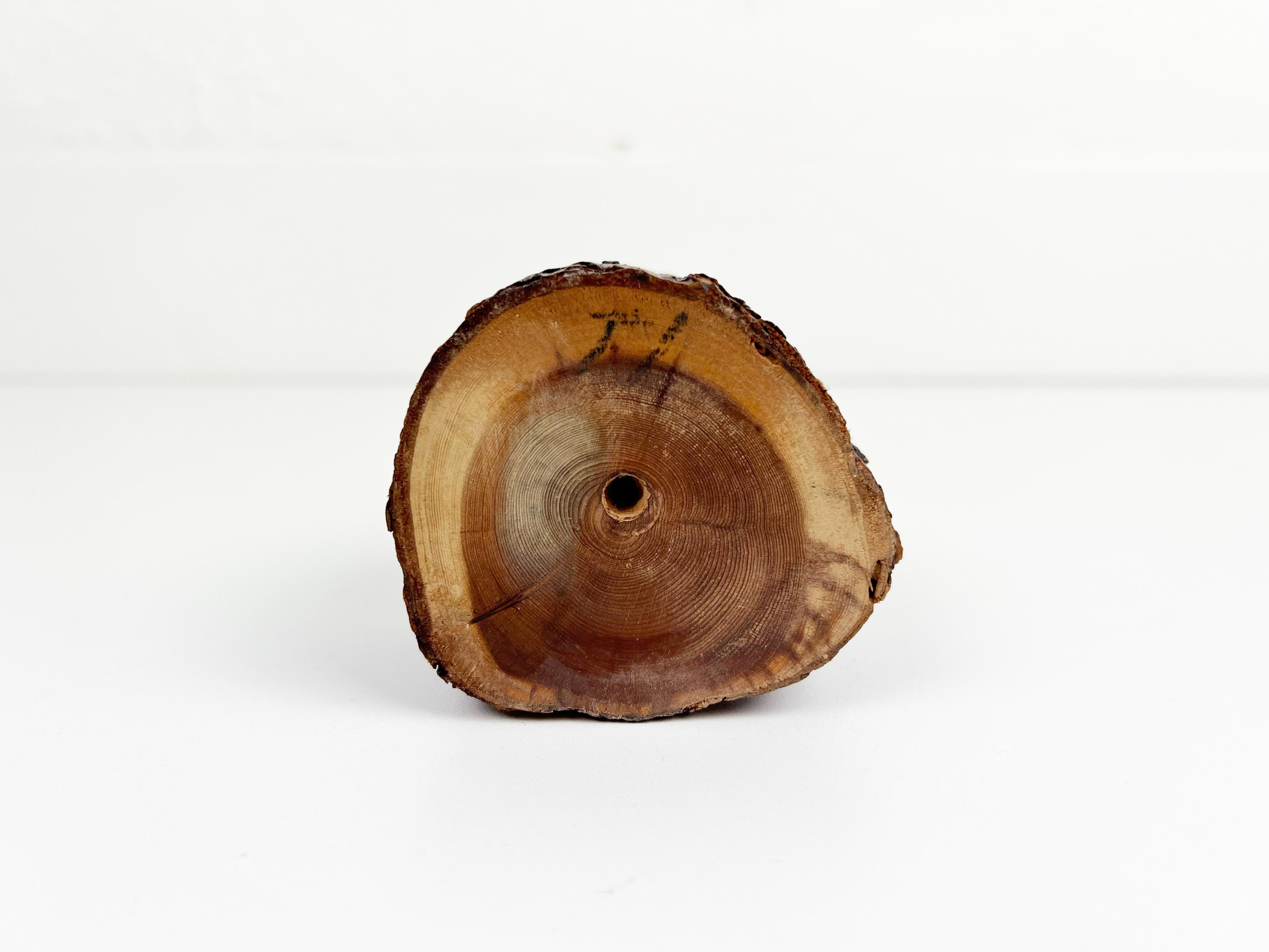 Vieux Budvase en bois fait main en vente 1