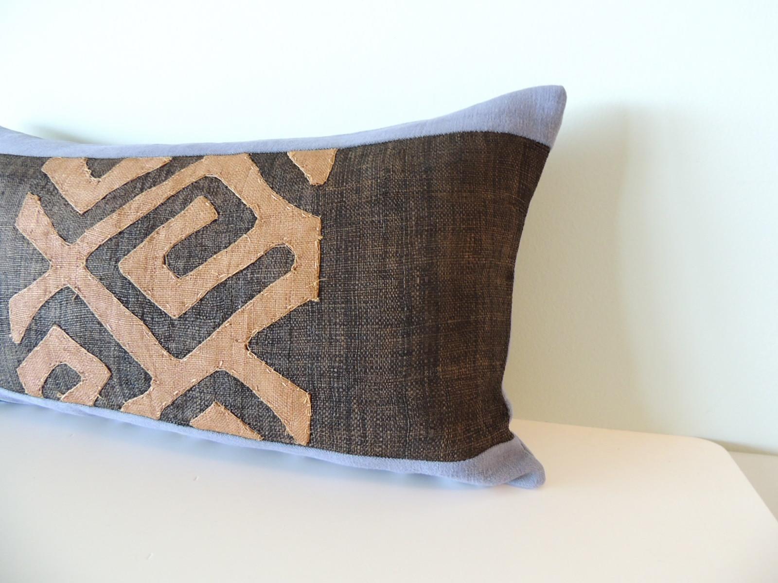 Tribal Vintage Handwoven African Bolster Decorative Pillow