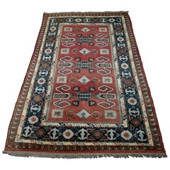 Vintage Handwoven Carpet