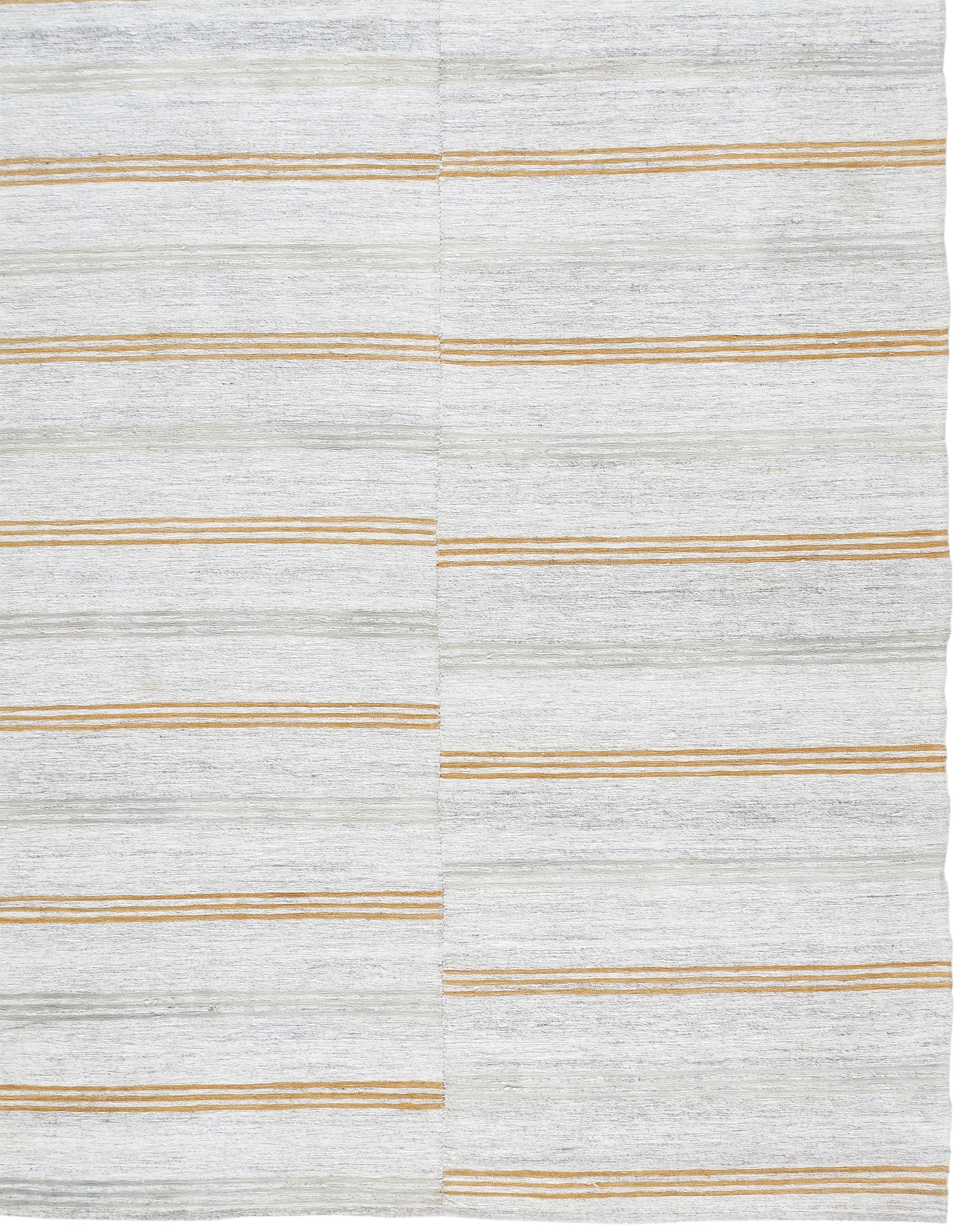 Vintage Handwoven Kilim Rug For Sale 4