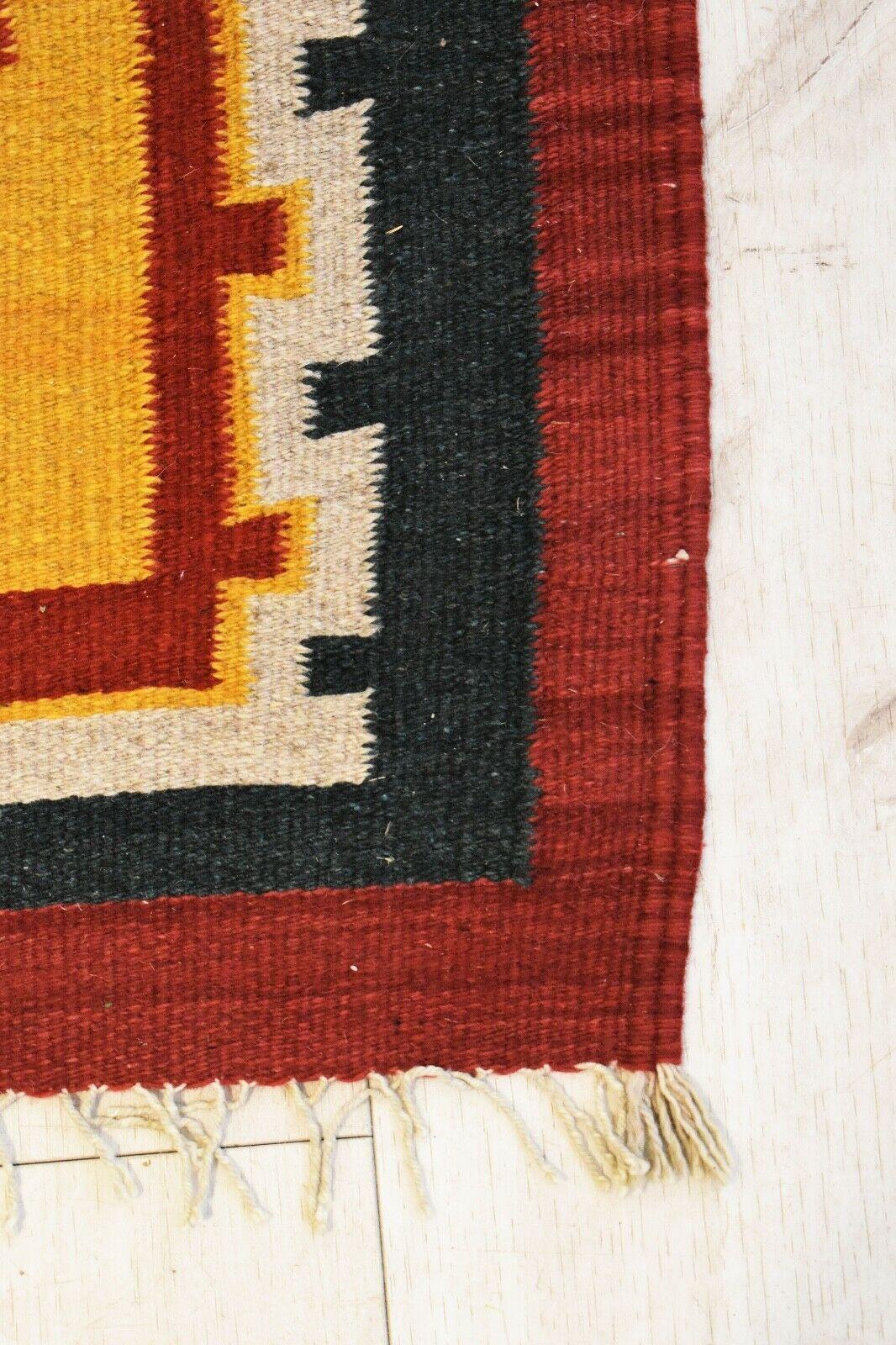 20th Century Vintage Handwoven Kilim Rug / Runner Natural Dye