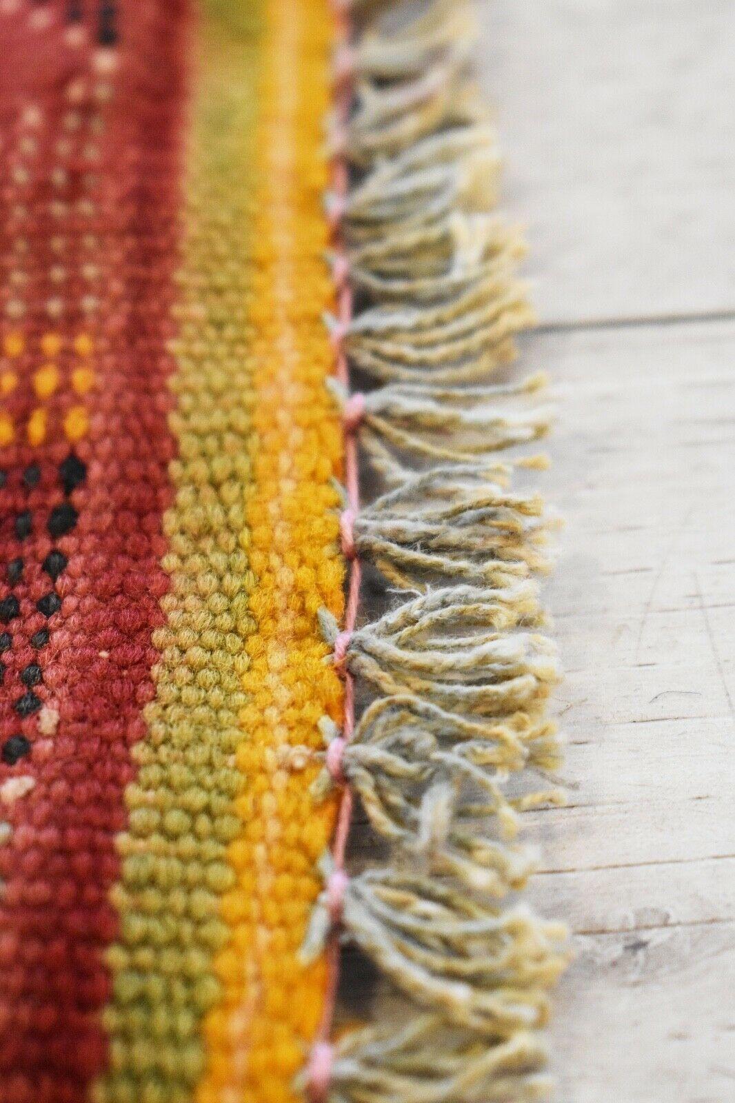 Wool Vintage Handwoven Kilim Rug / Runner Natural Dye