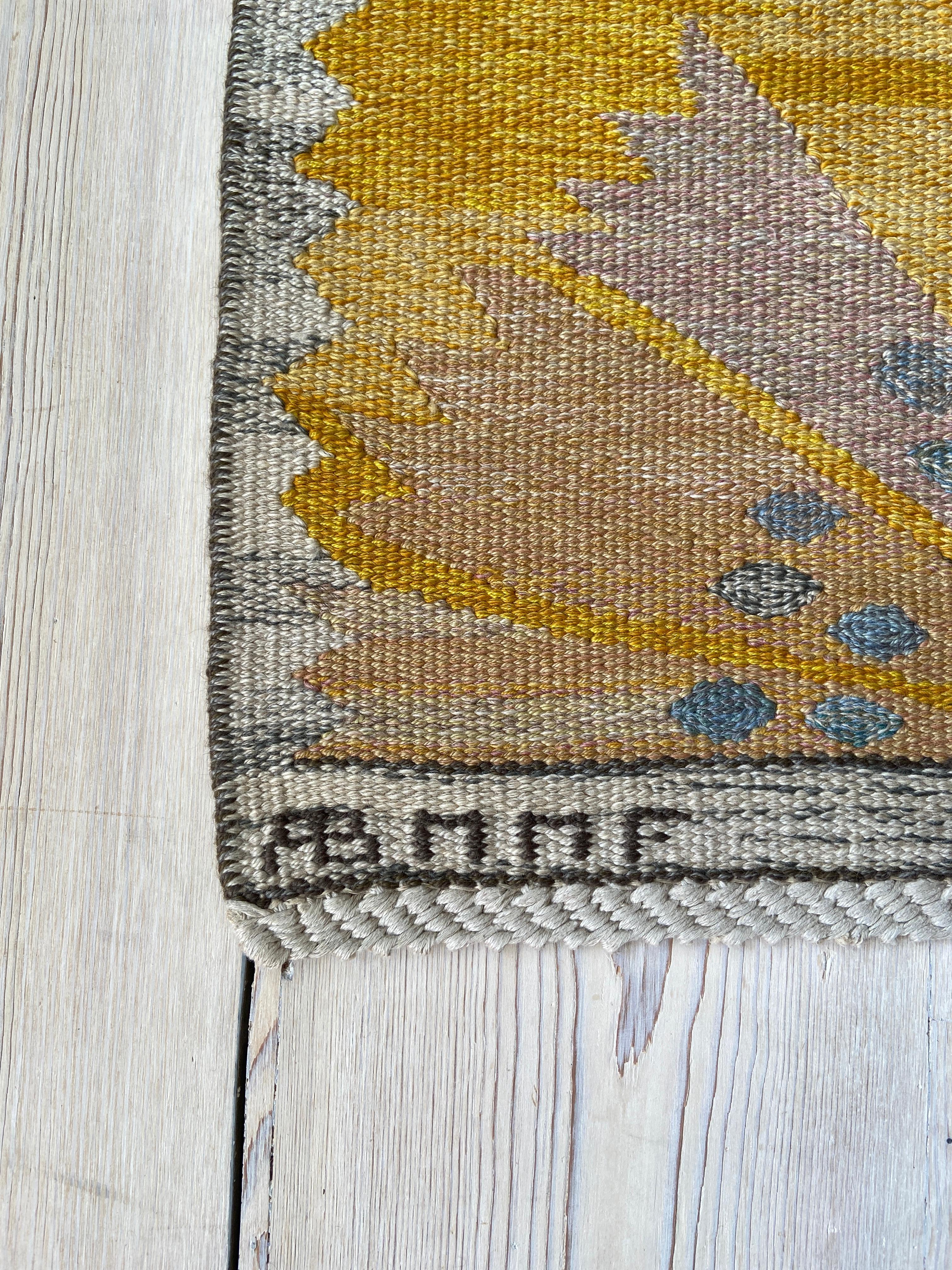 Vintage Handwoven Märta Måås-Fjetterström 