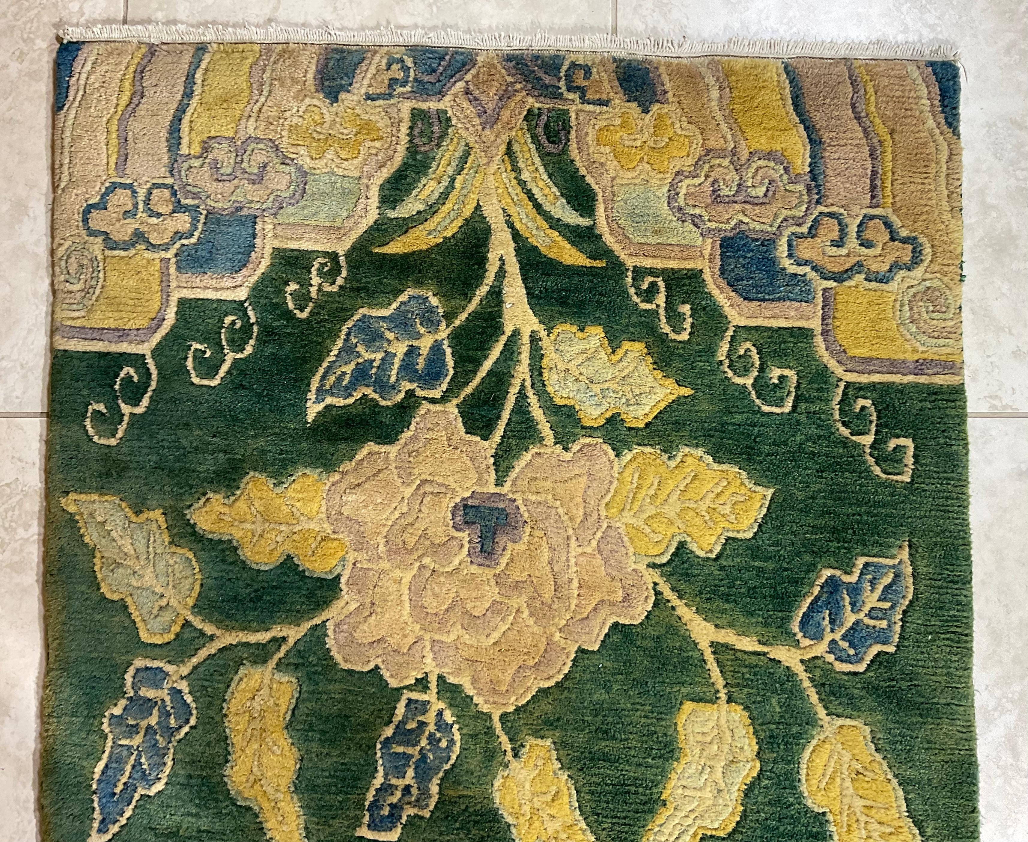 Handgewebter Nepalesischer Vintage-Teppich im Angebot 7