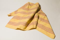 Nappe vintage tissée à la main dans la région de Sárköz, Hongrie, milieu du 20e siècle