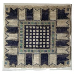 Vintage Handwoven Tapestry by Barbro Nilsson