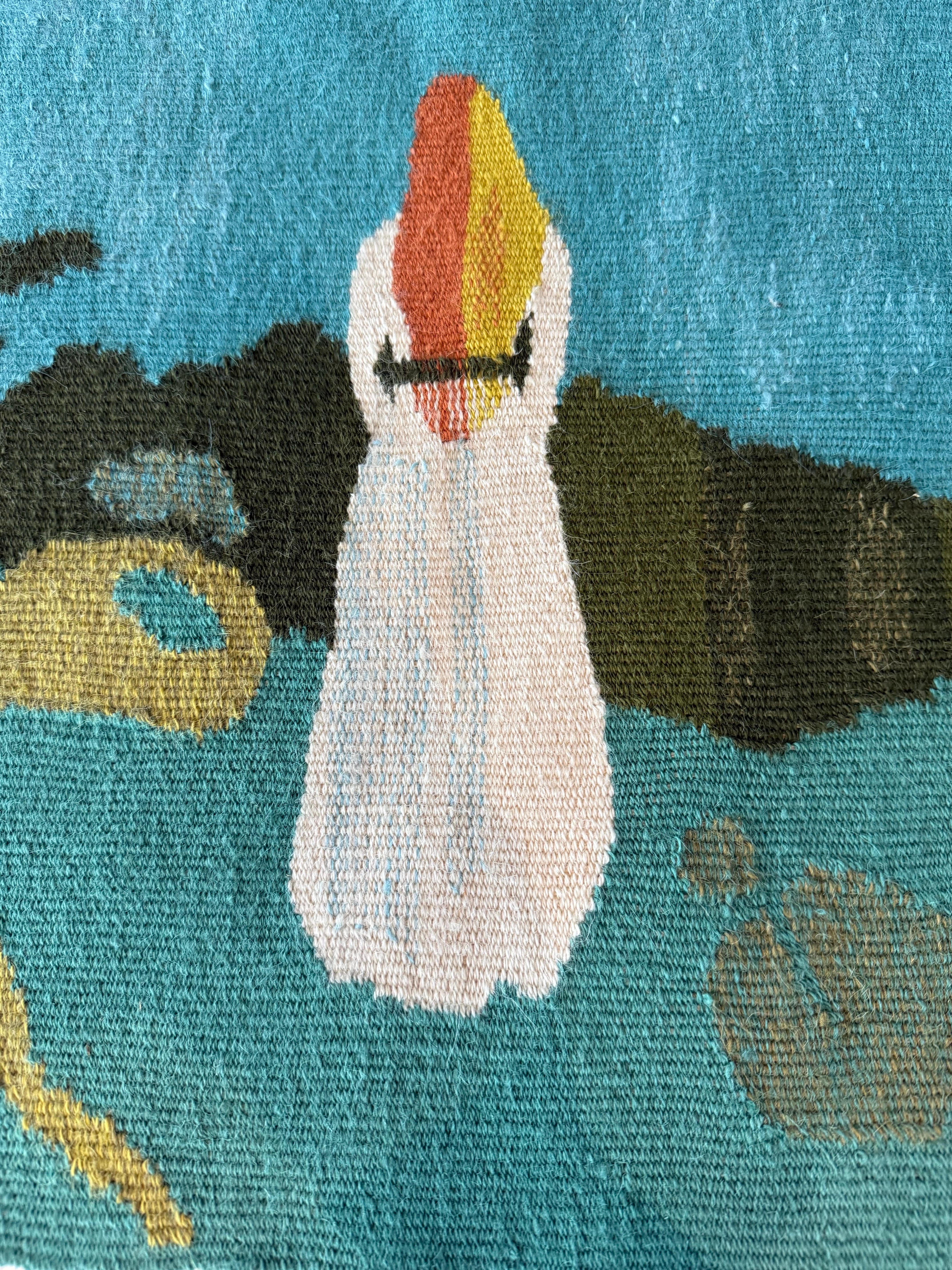 Edvard Munch inspirierter Wandteppich, handgewebt, Norwegen, 1970er Jahre (Expressionismus) im Angebot