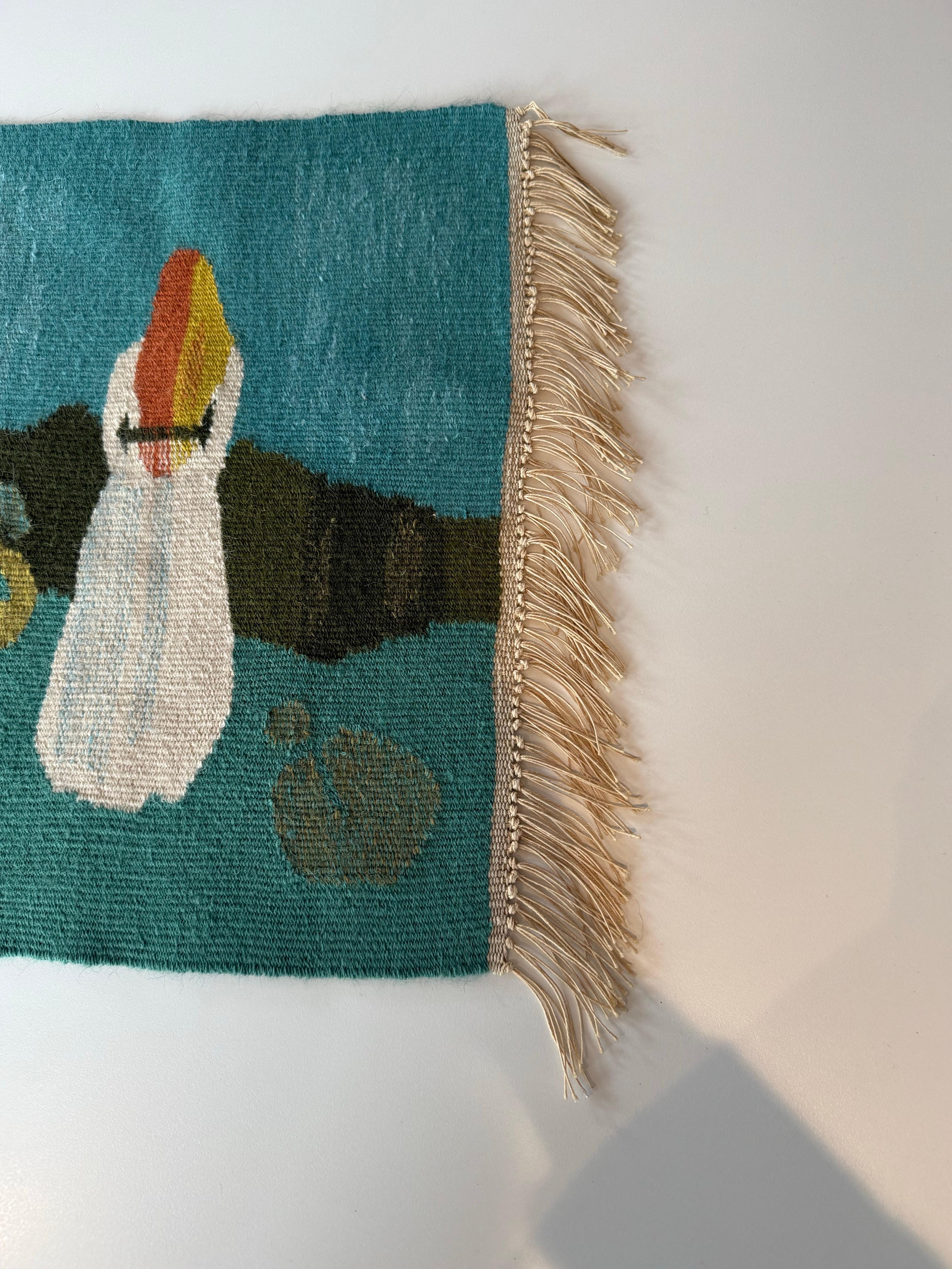 Edvard Munch inspirierter Wandteppich, handgewebt, Norwegen, 1970er Jahre (Norwegisch) im Angebot