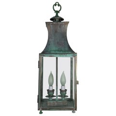 Vintage Hanging Brass Lantern