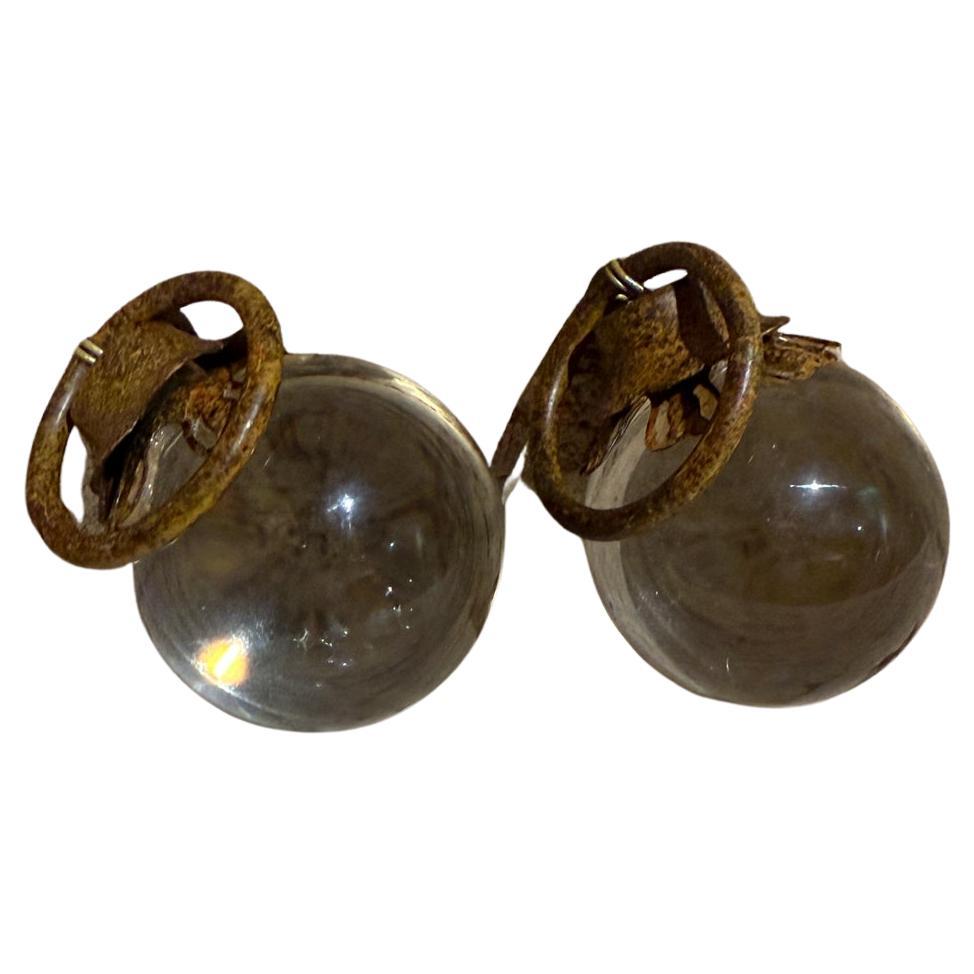Vintage Hanging Crystal Glass Beads