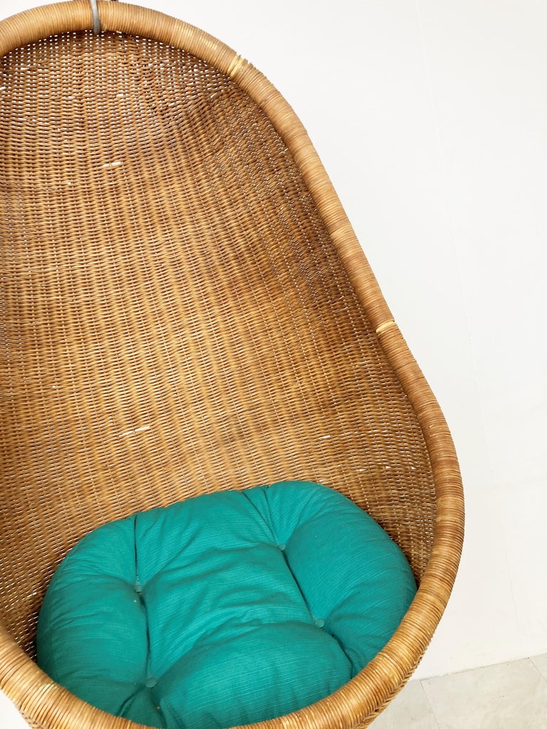 Vintage Hanging Egg Chair by Nanna Ditzel, 1960s For Sale at 1stDibs