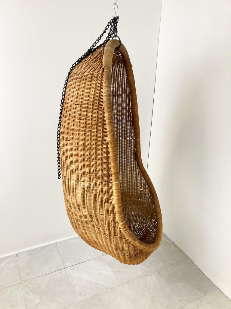 Vintage Hanging Egg Chair by Nanna Ditzel, 1960s For Sale at 1stDibs