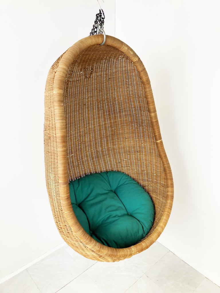 Vintage Hanging Egg Chair by Nanna Ditzel, 1960s For Sale at 1stDibs